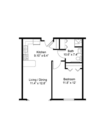 stonebridgesuites-corporate-karlstad-1bedroom-floorplan